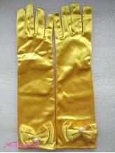 Детские перчатки Натали желтые